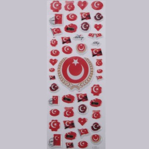 Türk Bayrağı  Yapışkan Stiker
